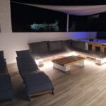 apartment with rooftop jacuzzi and mountain view in Embonas