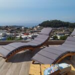 apartment with rooftop jacuzzi and mountain view in Embonas